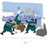 Cartoon: Toilet Brush versus Baton (small) by gungor tagged navalny,protest