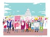 Cartoon: Women on the march (small) by gungor tagged usa
