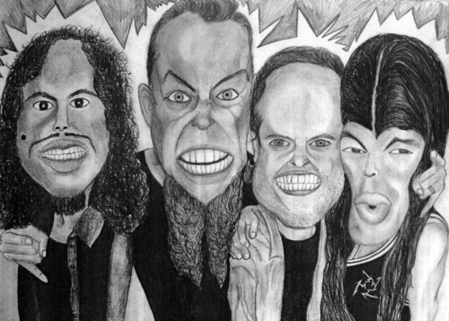 Cartoon: ..and metallica for all (medium) by Tomek tagged metallica