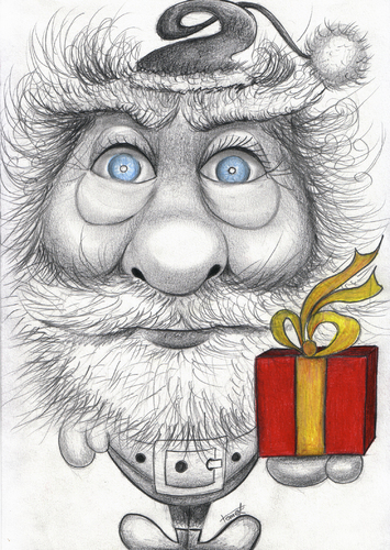 Cartoon: Santa (medium) by Tomek tagged santa,claus
