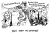 Cartoon: Kontrolle (small) by JP tagged fdp,plagiatsaffäre,koch,mehrin,rösler,lindner,plagiat