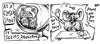 Cartoon: the Tepco-logo explains (small) by JP tagged tepco,fukushima,atom,japan