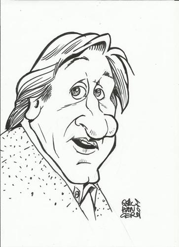 Cartoon: gerard depardieu (medium) by gereksiztarama tagged gerard,depardieu