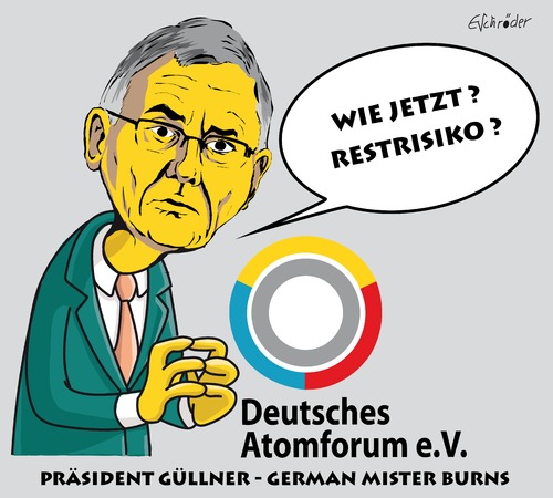 Cartoon: Wie jetzt? (medium) by ESchröder tagged atom,lobby,energiewirtschaft
