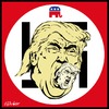 Cartoon: Trump (small) by ESchröder tagged usa wahlen vorwahlen trump donald präsidentschaftkandidat republikaner rassismus sexismus egoman cartoon karikatur eschröder