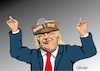 Cartoon: Trump first (small) by ESchröder tagged donald,trump,usa,president,wahlen,rassist,egoman,america,first,bannon,agenda,pressefeind