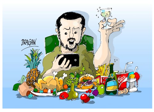 Cartoon: 03.02.2023 comentario-nocturno (medium) by Dragan tagged zelenski,ukrania