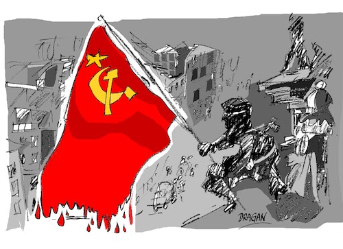 Cartoon: Berlin-2 de mayo de 1945 (medium) by Dragan tagged berlin,de