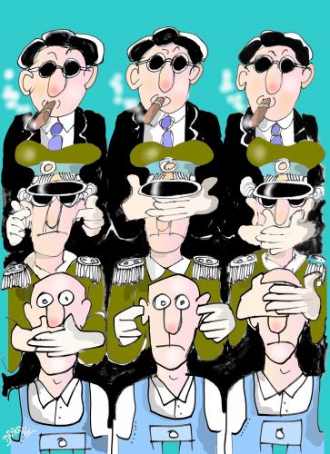 Cartoon: cadena (medium) by Dragan tagged cadena,cricis,corupcion