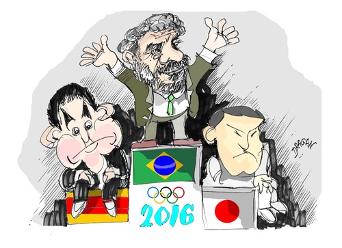Cartoon: Copenhague (medium) by Dragan tagged copenhague,juegos,olimpicos