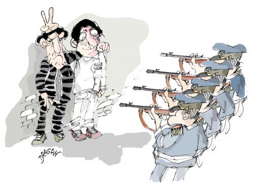 Cartoon: despedida (medium) by Dragan tagged despedida