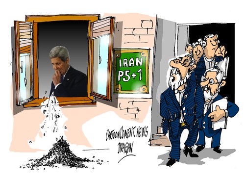 Cartoon: Iran-P5 1 (medium) by Dragan tagged iran,p5,1consejo,de,seguridad,la,onu,alemania,programa,nuclear,politics,cartoon