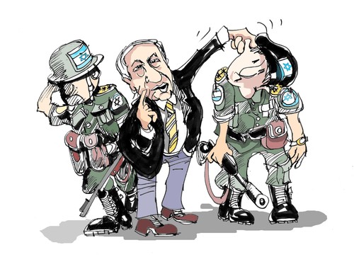 Cartoon: Israel (medium) by Dragan tagged israel,gaza,diario,haaretz,informe,goldstone,armas,quimicas,politics,cartoon