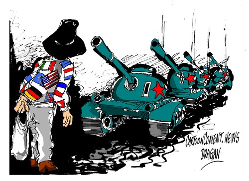 Cartoon: Plaza de Tiananmen- aniversario (medium) by Dragan tagged pekin,tiananmen,de,plaza,china,politics,cartoon