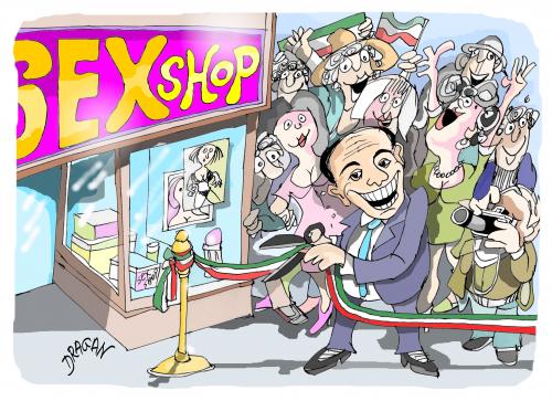 Cartoon: Silvio Berlusconi (medium) by Dragan tagged italia,silvio,politik