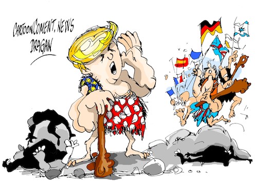 Cartoon: TRUMP-llamada (medium) by Dragan tagged donald,trump,eeuu,siria