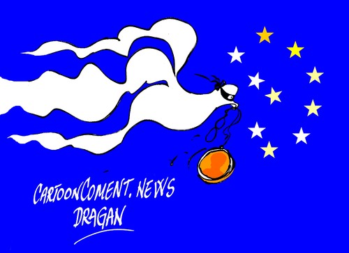 Cartoon: Union Europea-Nobel de la Paz (medium) by Dragan tagged un,union,europea,nobel,de,la,paz,paloma,blanca,politics,cartoon
