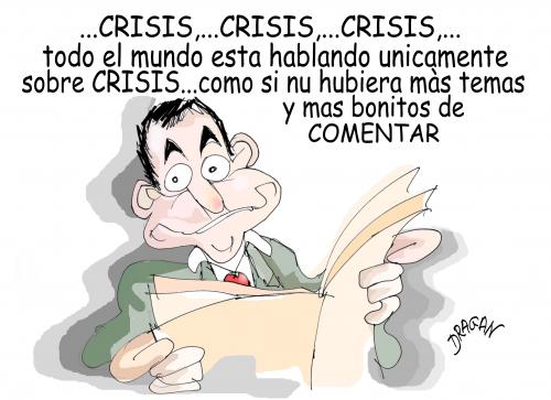 Cartoon: ZP (medium) by Dragan tagged zapatero,cricis