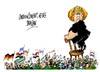 Cartoon: Angela Merkel -sorpresa (small) by Dragan tagged angela,merkel,alemania,refugiados,siria,politics,cartoon