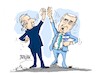 Cartoon: Biden-Netanyahu-!Chocala! (small) by Dragan tagged joe,biden,benjamin,netanyahu,gaza,eeuu,izrael
