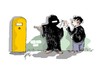Cartoon: Burka (small) by Dragan tagged burka