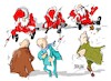 Cartoon: Feliz Navidad-Ho Ho Ho (small) by Dragan tagged feliz,navidad,ho,papa,noel