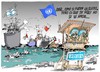 Cartoon: Flotilla de la Libertad -ONU (small) by Dragan tagged consejo de seguridad la onu israel palestina gaza flotilla libertad