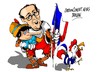 Cartoon: Francois Hollande-indicios (small) by Dragan tagged francois,hollande,francia,siria,armas,quimicas,politics,cartoon