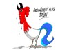 Cartoon: gallo (small) by Dragan tagged gallo,francia,pariz,atentado,teroeistas,estado,islamico,siria,politics,cartoon
