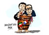 Cartoon: Hollande-Renzi-austeridad (small) by Dragan tagged francois,hollande,francia,italia,matteo,renzi,austeridad,europa,ue,politics,cartoon