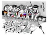 Cartoon: Irlanda de Norte-G-8-crisis (small) by Dragan tagged irlanda,de,norte,g8,crisis,economica,estados,unidos,eeuu,union,europea,ue,libre,comercio,politics,cartoon