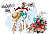 Cartoon: Manuel Zelaya-Honduras (small) by Dragan tagged manuel,zelaya,honduras,elecciones,politics,cartoon