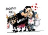 Cartoon: Mijail Saakashvili Georgia (small) by Dragan tagged mijail,saakashvili,georgia,comicios,politics,cartoon