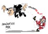 Cartoon: Mourinho ho ho (small) by Dragan tagged real,madrid,jose,mario,dos,santos,mourinho,felix,fudbol,cartoon