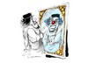 Cartoon: Muamar el Gadafi (small) by Dragan tagged muamar el gadafi libia politics cartoon