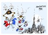 Cartoon: Paris- drones (small) by Dragan tagged francia,paris,drones,cartoon