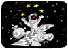 Cartoon: payaso espacial (small) by Dragan tagged guy,laliberte,cirque,du,soleil,payaso,espacial
