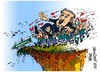 Cartoon: Recep Tayyip Erdogan-balance (small) by Dragan tagged recep,tayyip,erdogan,turquia,crisis,corrupcion,politics,carton