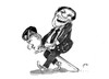 Cartoon: Silvio Berlusconi (small) by Dragan tagged silvio berlusconi benito mussolini italia politics political cartoon