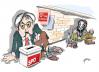 Cartoon: SPD-Steinmeier (small) by Dragan tagged spd steinmeier