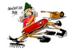 Cartoon: Suiza-votaciones (small) by Dragan tagged suiza,extranjeros,politics,cartoon