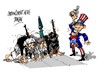Cartoon: Yemen-fuerza intervencion rapida (small) by Dragan tagged yemen,fuerza,intervencion,rapida,arabia,saudi,iran,golfo,persico,politics,cartoon