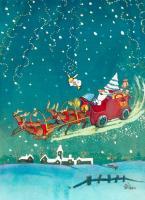 Cartoon: christmas santa claus is coming (medium) by johnxag tagged reindeer,claus,santa,christmas