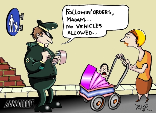 Cartoon: rules (medium) by johnxag tagged pilice,cops,loco,crazy,rules,law