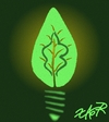 Cartoon: energizer (small) by johnxag tagged johnxag,earth,problem,environment,plant,leaves