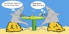 Cartoon: Shark chat (small) by kaleci tagged cypriot