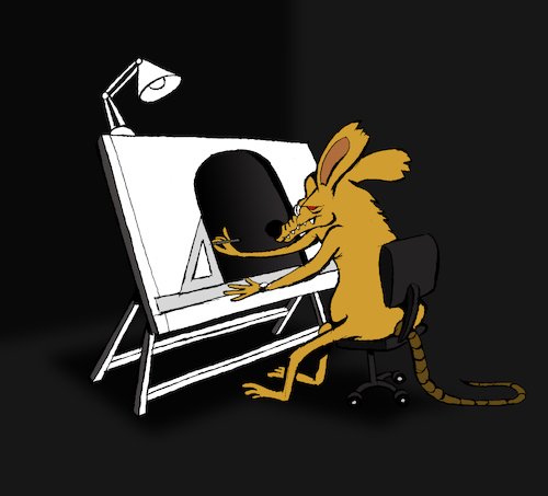Cartoon: Architect Mouse... (medium) by berk-olgun tagged architect,mouse