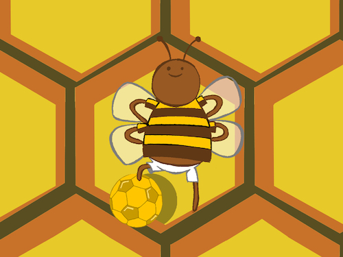 Cartoon: Beehive Footbal... (medium) by berk-olgun tagged beehive,footbal