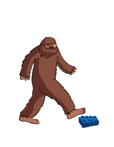 Bigfoot... von berk-olgun | Medien & Kultur Cartoon | TOONPOOL