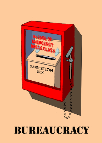 Cartoon: Bureaucracy... (medium) by berk-olgun tagged bureaucracy